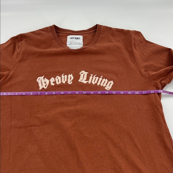 Last Heavy men’s embroidered long sleeved sweatshirt USA - Picture 3 of 8